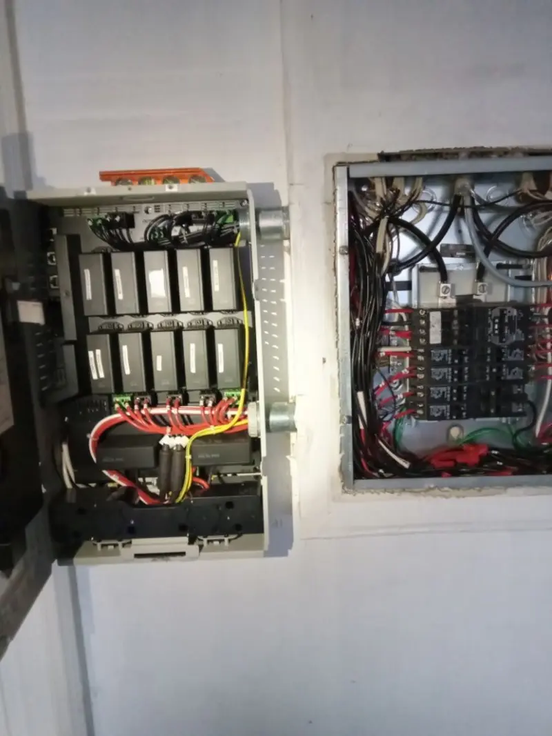 Electrical panel upgrade completed for Indoor Lighting Installation in Elroy